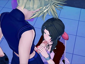 Obtundent fucks Aerith in the air a motel room. Pay-off Pipedream 7 Hentai.